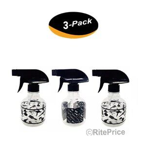 Hairdressing Spray Salon Print Barber Hair Tools Water Sprayer 250 ml (3 Pack)